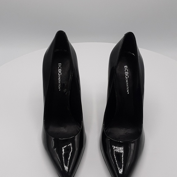 BCBGeneration BG-Flash Black Patent Pump Heels - Picture 2 of 8